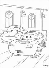 Coloring Pages Mcqueen Disney Lightning Cars Color Car Movie Race sketch template