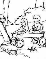 Wagon Coloring Chuck Pages Covered Cover Unique Cartoon Getdrawings Library Clipart Getcolorings Popular sketch template