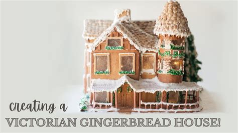 epic gingerbread house  creating  victorian gingerbread mansion