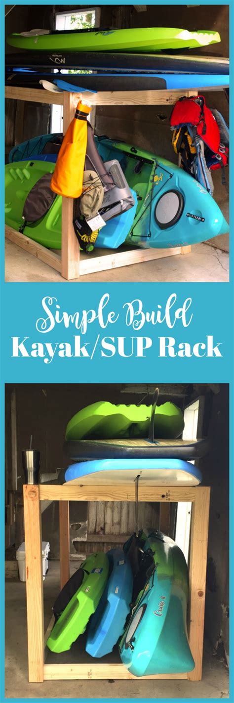 Kayak And Sup Storage Rack A Simple Diy Project Create