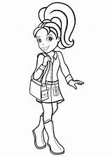 Polly Pocket Coloring Pages Printable Kids sketch template