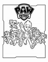 Patrouille Coloriage Imprimer Patte sketch template