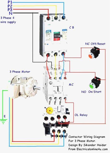 great contactor wiring diagram   phase motor   switch function jayco  pin plug