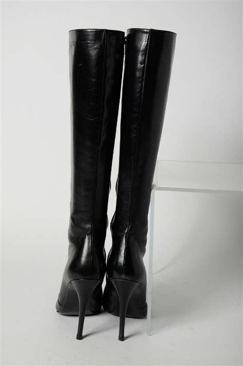 Ebay Leather A Deal On Sexy Spiky Knee High Black