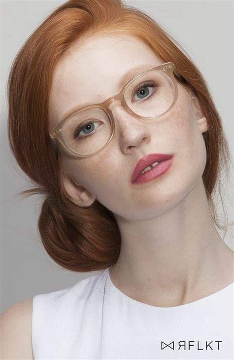 pin by timothy covell on portraits red hair eyeglasses girls with