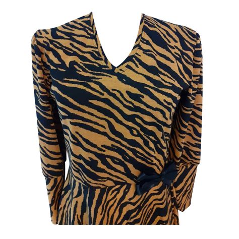 jurk tijgerprint handgemaakt fairtradeupgradeshop