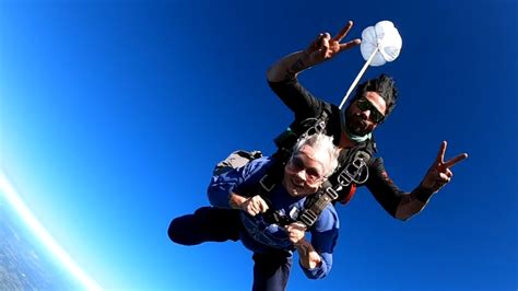 91 year old woman goes skydiving for her birthday says she s always