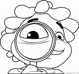 Sid Magnifying Coloringpages101 Susie sketch template