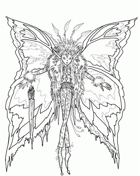 coloring pages  fairies  adults   coloring pages