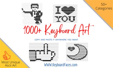 keyboard art  ascii art text art  text art copy  paste