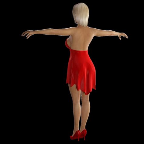 Girl Nude Sexy Female 3d Model