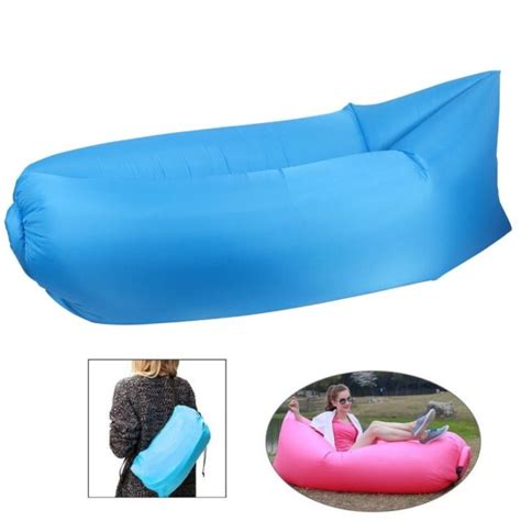 hot lazy air bag couch fast inflatable sofa  beach camping outdoor lounger ebay