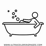 Banheira Bathtub Badewanne Ausmalbilder sketch template