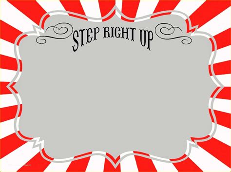 sign templates   carnival signs printables