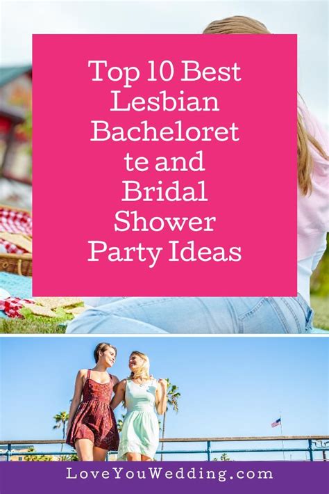 10 Best Lesbian Bachelorette And Bridal Shower Party Ideas Bridal