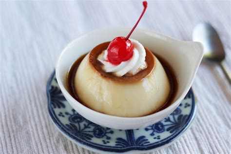 purin   flan  cold custard dessert  japan   purin