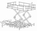 Scaffold Lift Drawing Scissor Table Getdrawings Patente sketch template