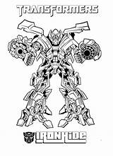 Transformers Kolorowanki Ironhide Optimus Druku Bodyguard Mytopkid sketch template