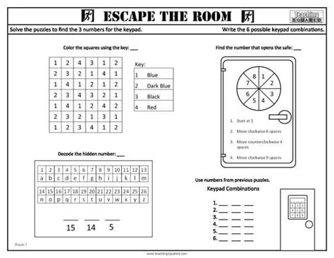 printable escape room  bestroomone