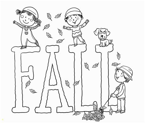 preschool fall coloring pages printable  divyajanan