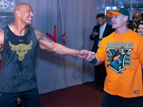 Dwayne Johnsons Advice Allowed John Cena To Ace A “naked” Scene In