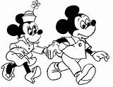 Mickey Thanksgiving Coloring Pages Getcolorings Mouse sketch template