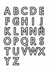 Abecedario Gratistodo Aprender Alphabet Pintar Carteles Tipos Vogais Cartazes Mungfali Desde sketch template
