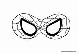 Spider Maschera Maske Coloring Masque Masken Carnevale Ragno Colorare Lavoretticreativi Ausmalbild Supereroe Ausmalen Ritagliare Maschere Drucken Papier Fasching Bambini Trucco sketch template