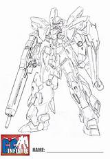 Gundam Lineart Wing Stein Sinanju Coloring Concept Line Robot ลาย เส ล ปะ sketch template