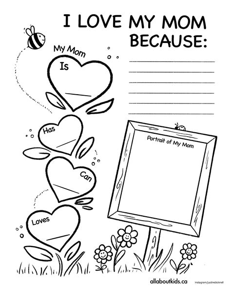 mothers day printables   kids