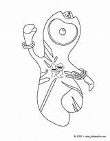 Mascotte Coloriage Olympiques Olimpicos Londres Wenlock Medallas Colorier Mascot Mascota Olympique Londen Spelen Olympische Imprimer Coloriages Olimpicas Mascots Tux Jedessine sketch template