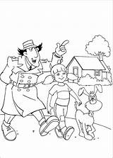 Inspector Coloring Pages Episodes sketch template