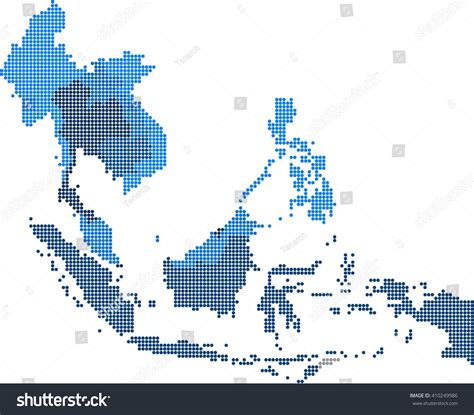 circle dot south east asia nearby stock vector  shutterstock