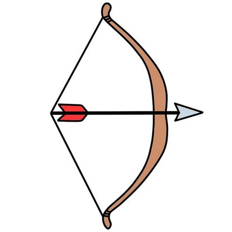 bow  arrow drawing  drawing tutorials  bow  arrow debsartliff
