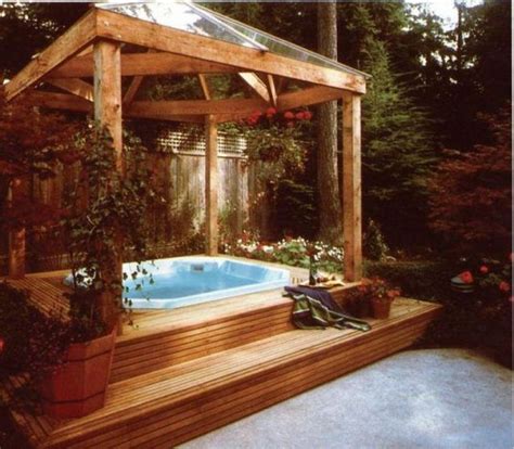 Awesome Hot Tub Under Deck Design Ideas Page 14 Of 21 In 2020 Hot