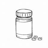 Pills Sketch Paintingvalley sketch template