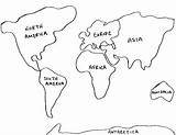 Continents Seven Outs Getdrawings sketch template