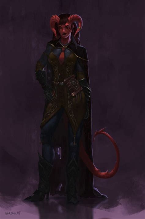 character portraits tiefling female dungeons and dragons characters
