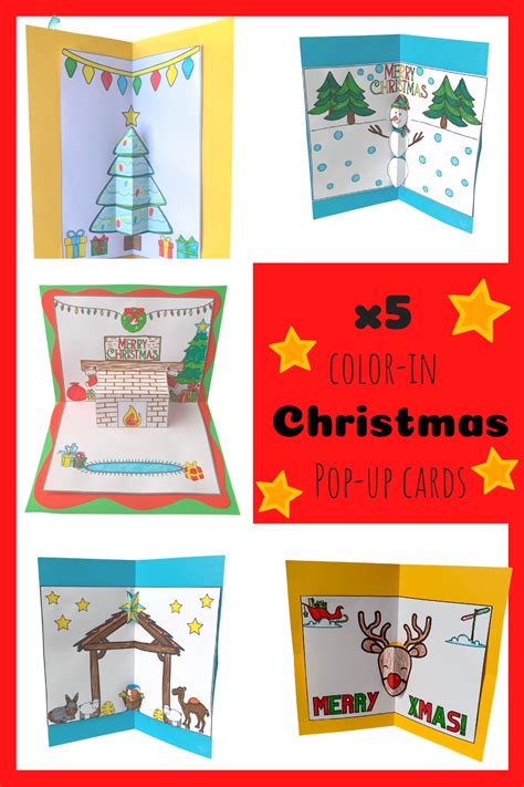color  christmas pop  cards pop  cards christmas card design