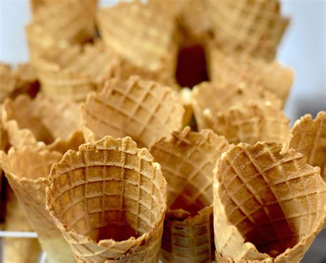 waffle cones plain thedailyscoop