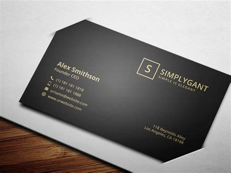 luxury business card  examples format  examples
