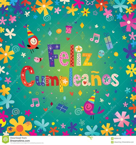 Feliz Cumpleanos Happy Birthday In Spanish Language