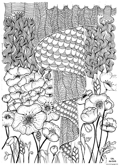 adult zentangle  cathym  coloring page printable