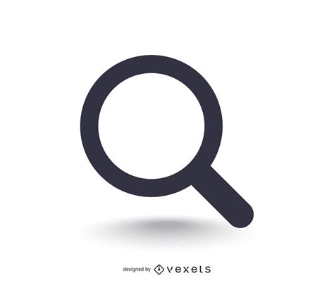 basic search icon vector