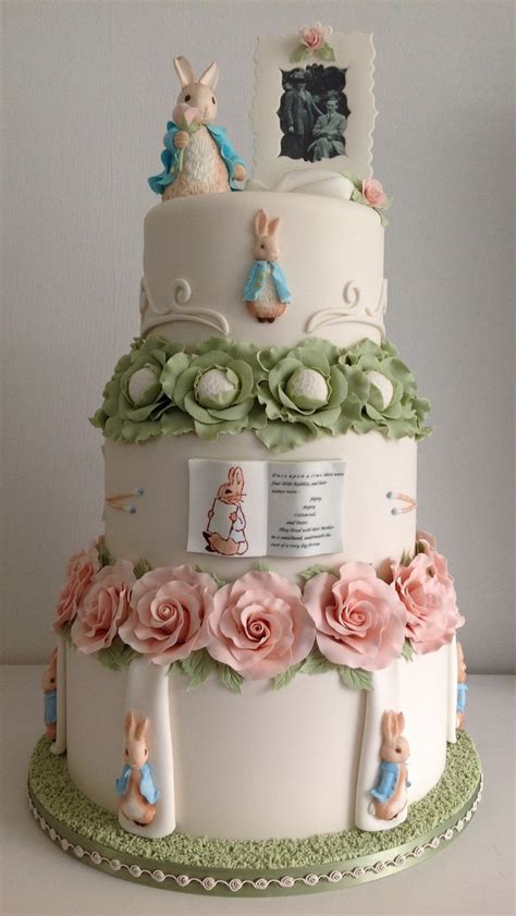 peter rabbit wedding cake cakecentralcom