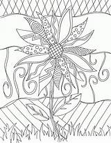Coloring Pages Printable Doodle Adults Cool Adult Alley Kids Sunflower Colouring Nature Books Flower Sheets Book Spring Lets Print Simple sketch template
