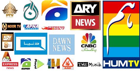 complete list  tv channels  pakistan