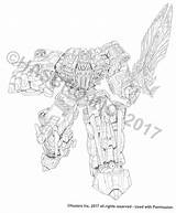 Combiner Victorion Wars Matere Marcelo Packaging Transformers Pencils Tfw2005 sketch template