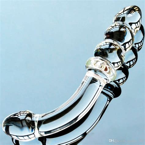 pyrex glass dildo artificial penis dick crystal anal bead