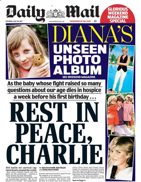 newspaper headlines rest in peace charlie bbc news